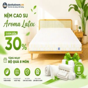 Nệm cao su Aroma Latex tại Đệ Nhất Nệm
