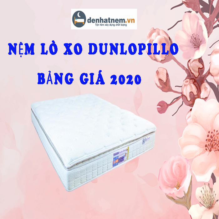 Bảng giá nệm lò xo Dunlopillo khuyến mãi nhất 2020