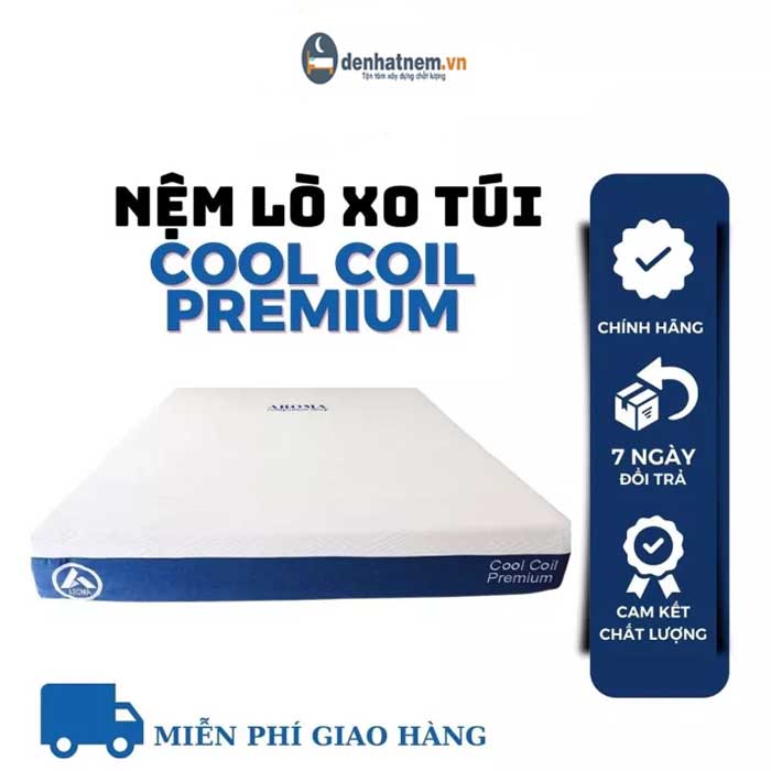 Nệm Aroma Cool Coil Premium dày 28 cm