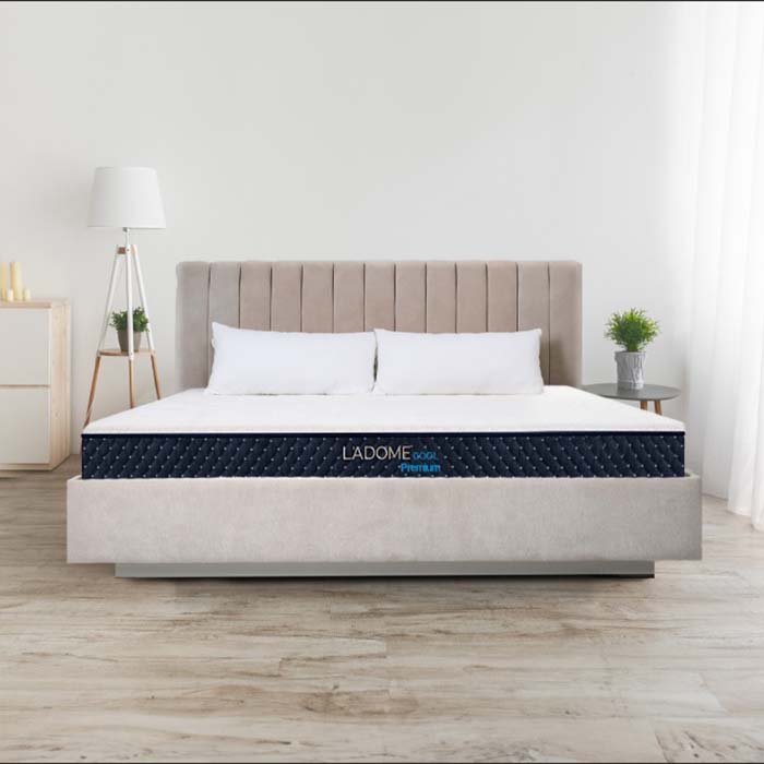 Nệm L’A Dome Cool Premium dùng trong bài so sánh với L’A Dome Premium