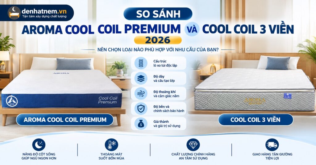 Aroma Cool Coil Premium Và Cool Coil 3 Viền So Sánh 2026