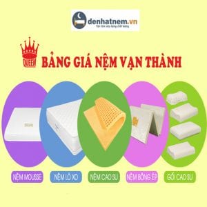 Bảng giá nệm Vạn Thành chi tiết với nhiều khuyến mãi hot