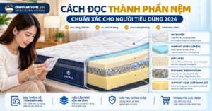 Cách Đọc Thành Phần Nệm Chuẩn Nhất 2026 | Đệ Nhất Nệm