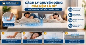Cách Ly Chuyển Động Của Nệm Chuẩn Xác | Đệ Nhất Nệm