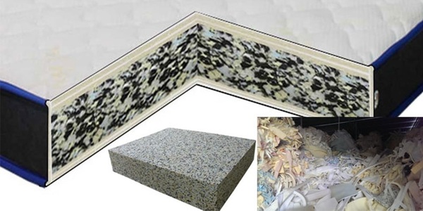 Nệm cao su non là gì cấu tạo lõi mút PU Foam