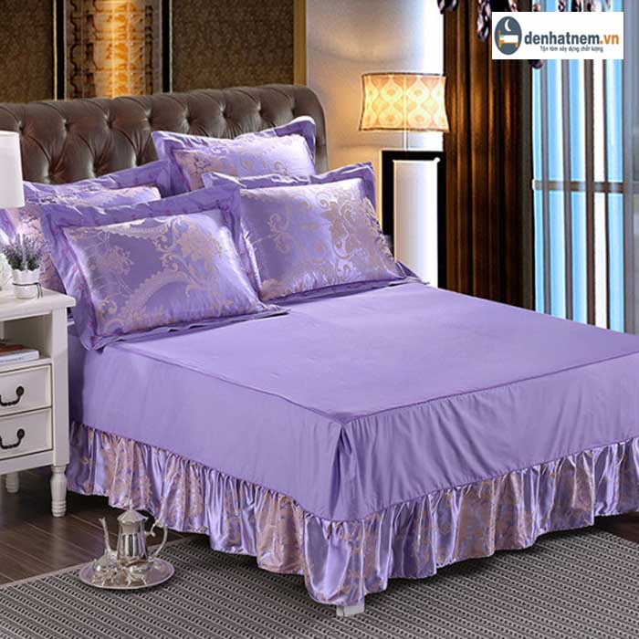 Chăn ga gối màu tím - Điểm nhấn độc đáo cho phòng ngủ