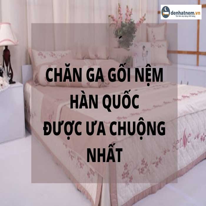 Tổng hợp 3 thương hiệu chăn ga gối nệm Hàn Quốc được yêu thích nhất