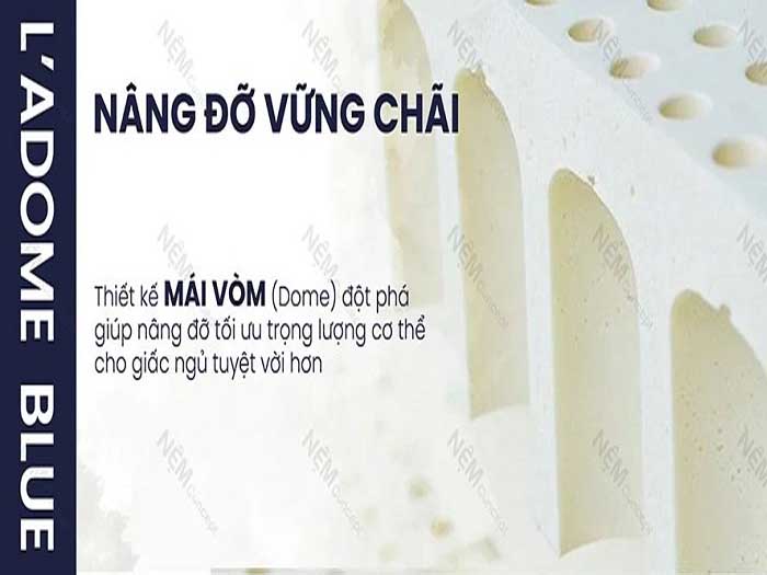 Cấu trúc Dome mái vòm – Công nghệ sản xuất nệm Liên Á đặc biệt