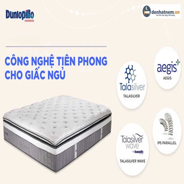 Tìm hiểu về công nghệ sản xuất nệm Dunlopillo cao cấp