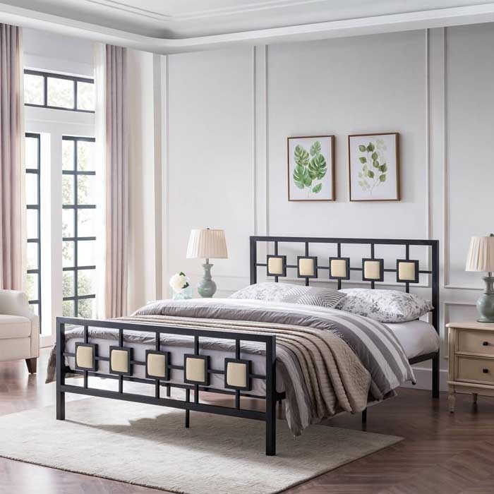 Giường sắt 1m2 hay còn gọi là giường sắt đơn, giường sắt cá nhân