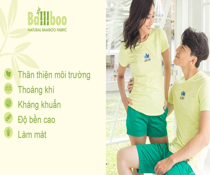 Chất liệu này có tính kháng khuẩn tốt, thoáng khí và độ bền cao