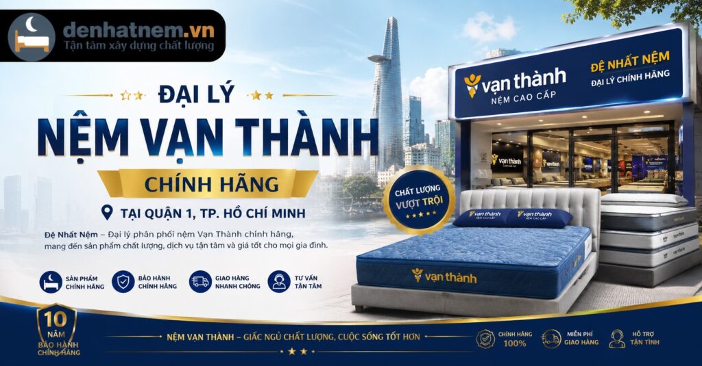 Đại lý nệm Vạn Thành chính hãng tại Quận 1, TP. HCM