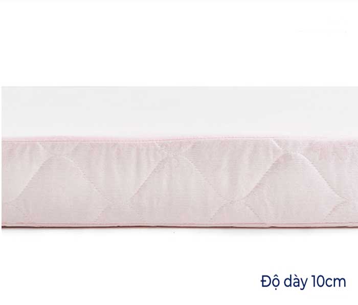 Nệm Mliving có độ dày vừa phải 10cm, kích thước đa dạng từ nệm đơn đến nệm đôi