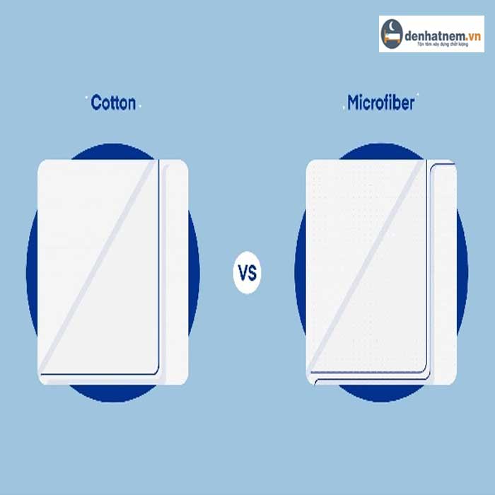 Ga giường Microfiber và cotton: chất liệu nào tốt hơn?