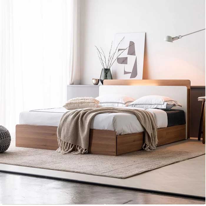 Nên mua giường ngủ gỗ sồi hay gỗ xoan đào?