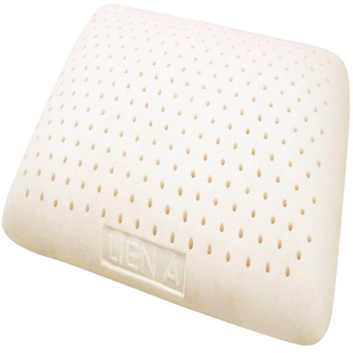 Gối cao su Liên Á Oval kháng khuẩn có kiểu dáng truyền thống, thoáng mát