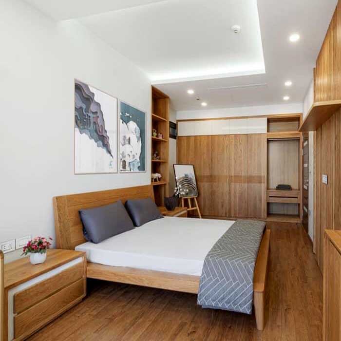 Chọn kiểu dáng và kích thước của giường ngủ gỗ tự nhiên