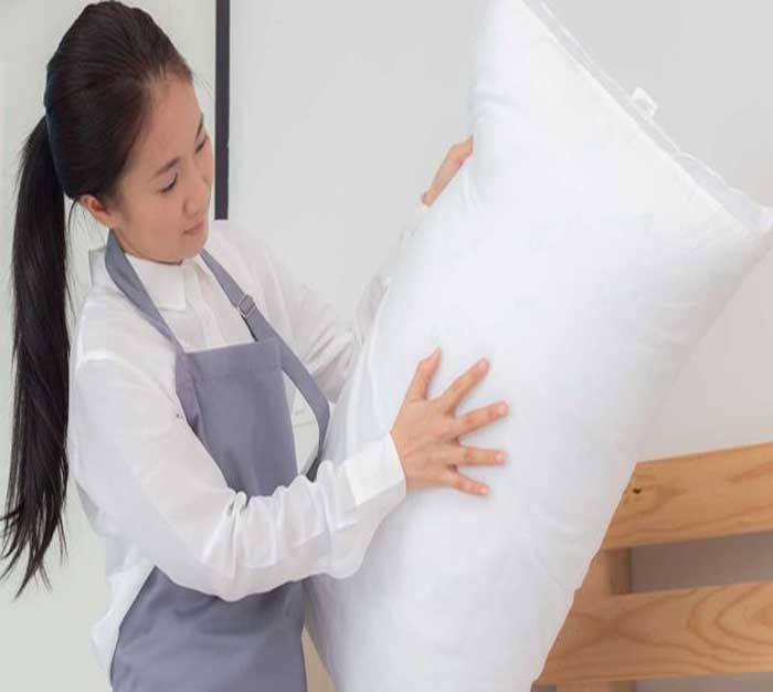 Một số lưu ý trong quá trình làm phồng ruột gối
