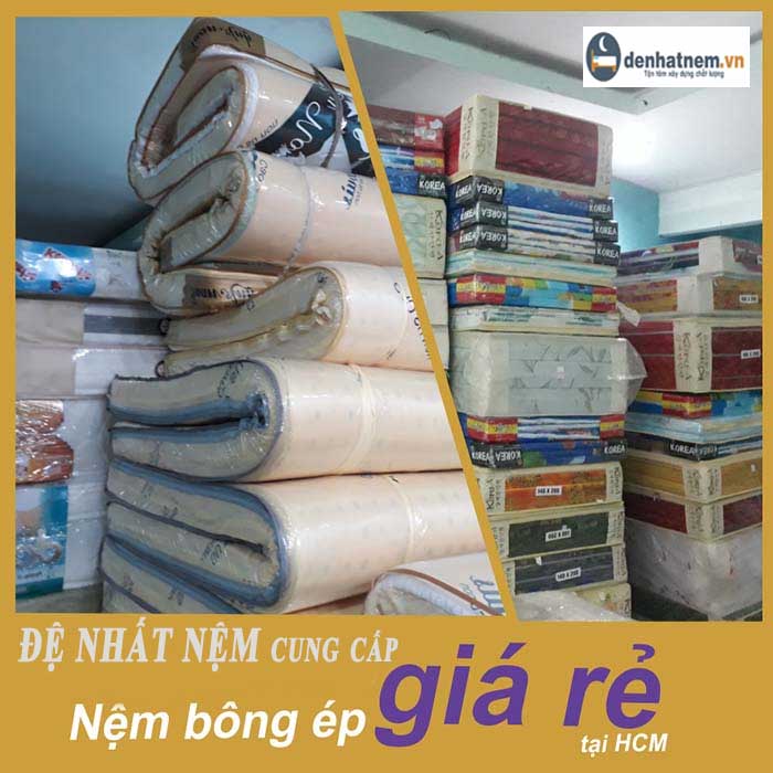 Mua nệm bông ép ở đâu giá rẻ, chính hãng?