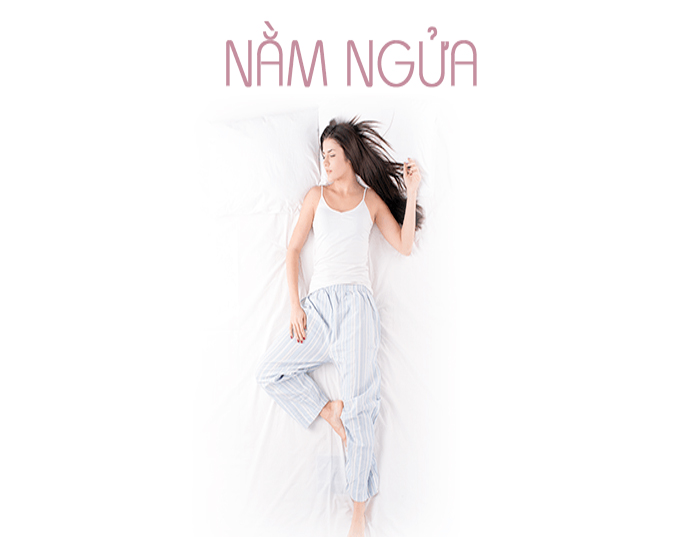 Nằm ngửa - tư thế ngủ đúng tốt cho cột sống