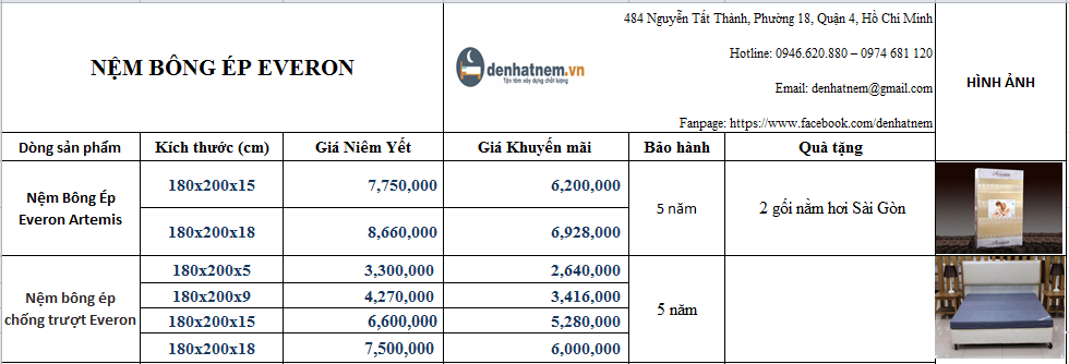 Everon mang đến mức giá cực kỳ hợp lý với người tiêu dùng Việt