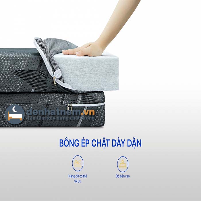 Nệm bông hoạt tính Aroma thoáng mát