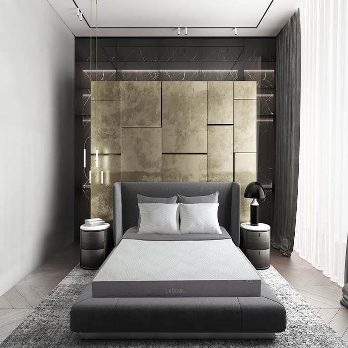 Nệm cao su L'a Dome Grey Liên Á than hoạt tính