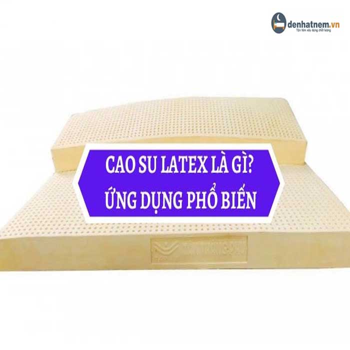 Nệm cao su latex là gì? Có tốt với sức khỏe người dùng không?