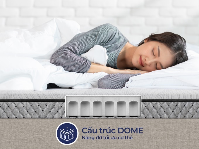 Nệm có cấu trúc dome