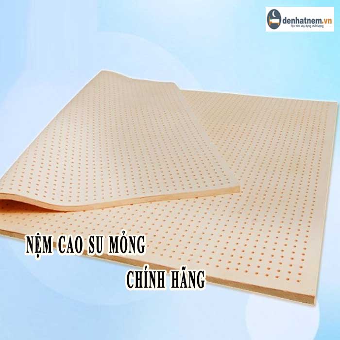 Mua nệm cao su mỏng chính hãng ở đâu?