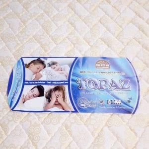 nệma Topaz vải gấm xốp