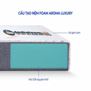 Nệm foam Aroma Luxury Plus dùng Mousse D35 nguyên khối