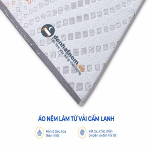 Nệm foam Aroma Luxury Plus áo gấm cao cấp