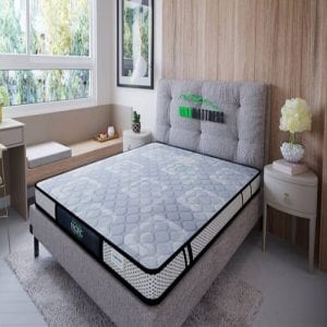 Áo nệm vải xốp thoáng mát, in nổi họa tiết đẹp mắt.