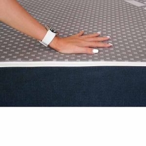 Áo nệm sử dụng vải gấm thoáng mát, sang trọng và cao cấp