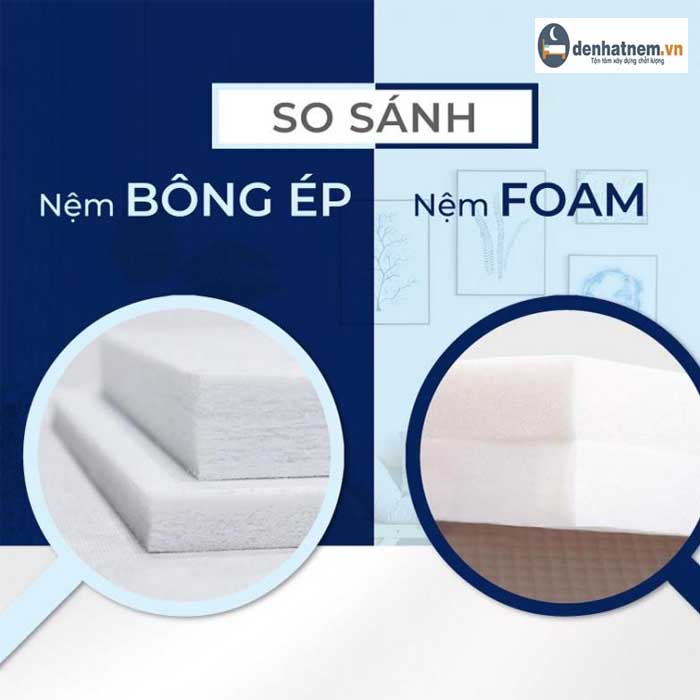 Nệm Foam và nệm bông ép - Nệm nào tốt hơn?