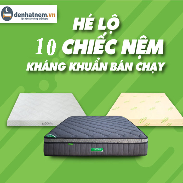 Hé lộ 10 chiếc nệm kháng khuẩn tốt nhất tại Đệ Nhất Nệm