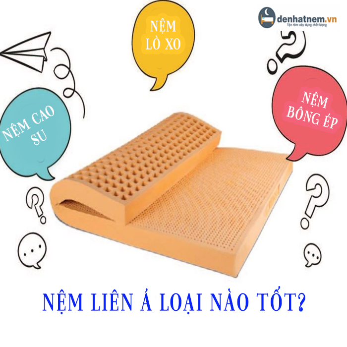 Nệm liên Á loại nào tốt: Nệm cao su, lò xo hay bông ép?