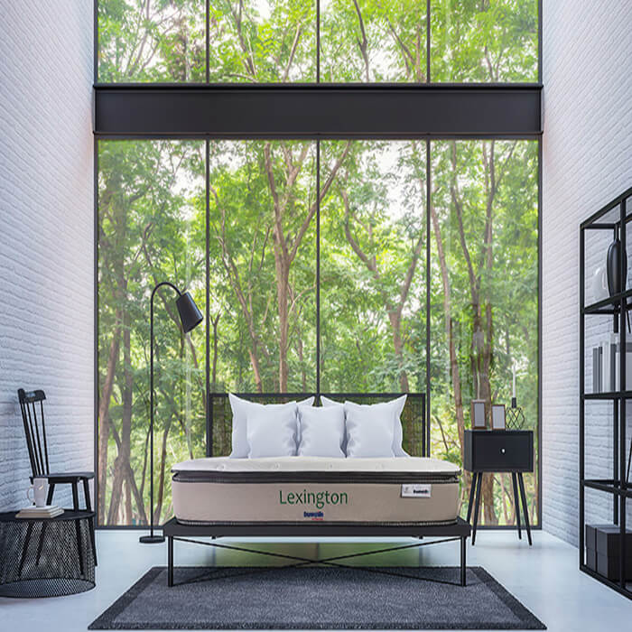 Nằm trong danh mục nệm mềm và nệm cứng là dòng nệm lò xo Dunlopillo Lexington