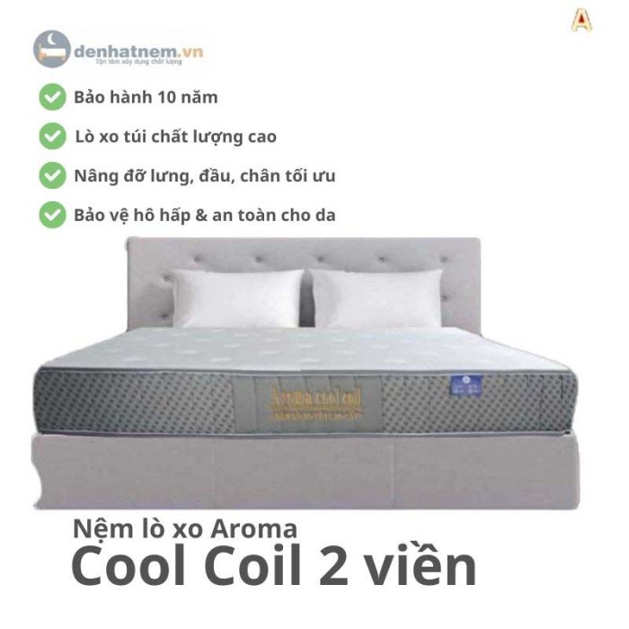 Nệm lò xo Adora Cool Coil 2 viền 2024