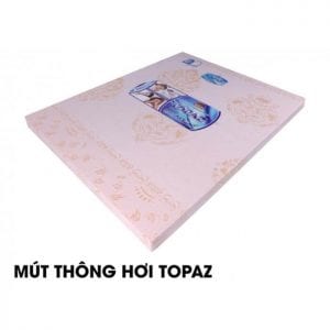 nệm mousse thông hơi topaz thẳng