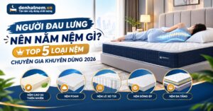 Nệm Nâng Đỡ Cột Sống Tốt Nhất 2026 | Đệ Nhất Nệm