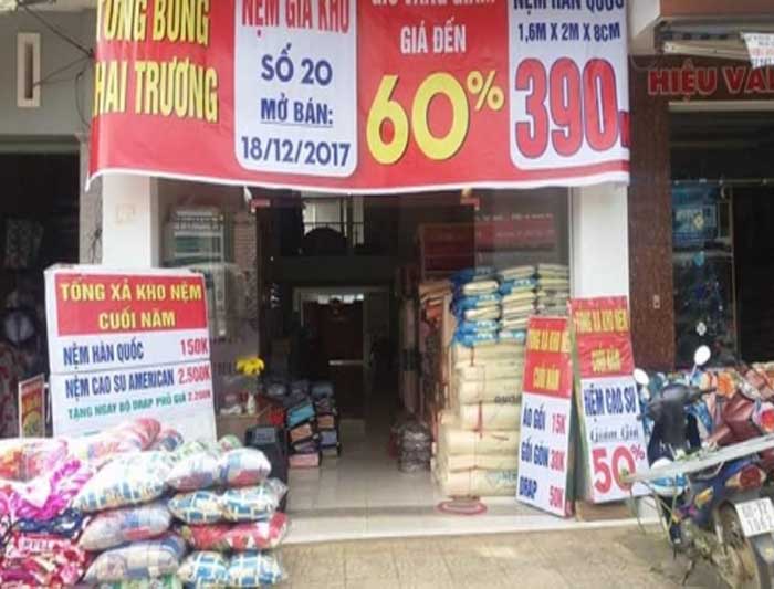 Không phải địa chỉ nào cũng phân phối nệm chất lượng