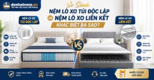 So Sánh Nệm Lò Xo Túi Và Liên Kết Chi Tiết | Đệ Nhất Nệm
