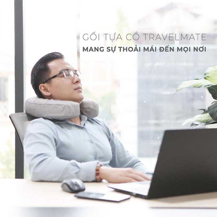 Gối kê cổ hỗ trợ người dùng có một giấc ngủ ngon trọn vẹn dù ở bất cứ tư thế nào