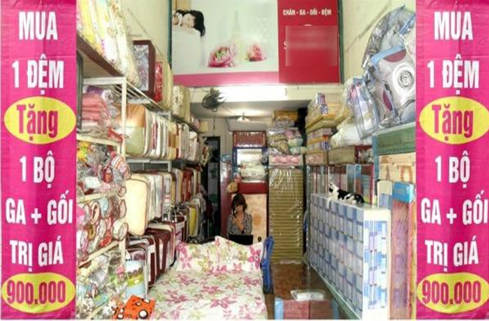 Thực chất những chiêu bán chăn ga gối nệm giảm giá cực sốc