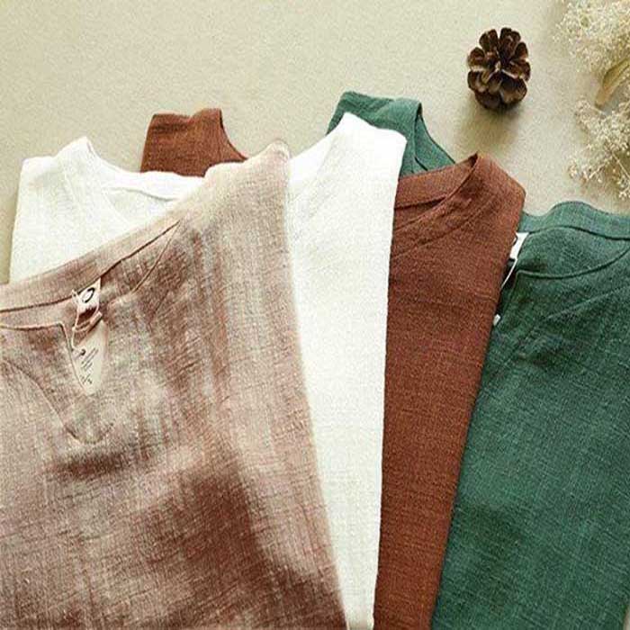 Vải thô với các tính năng phù hợp được dùng để may áo, váy người lớn và trẻ em