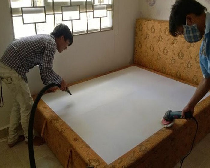 Vệ sinh nệm bông ép nhanh gọn ngay tại nhà