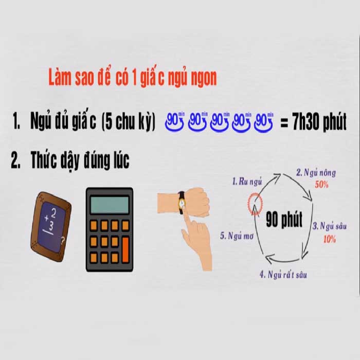 Thời gian ngủ phải đáp ứng được yêu cầu nghỉ ngơi của cơ thể