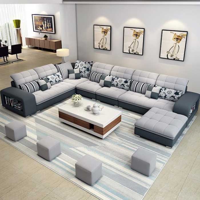Có thể sử dụng độc lập hay kết hợp với ghế sofa đơn, sofa đôn theo nhu cầu